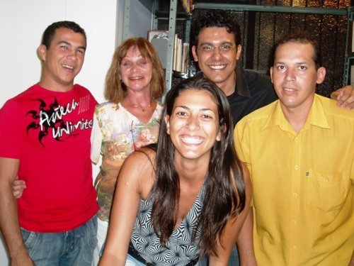 Com Renato, Camila,Ediglei, Léo e Fabiana